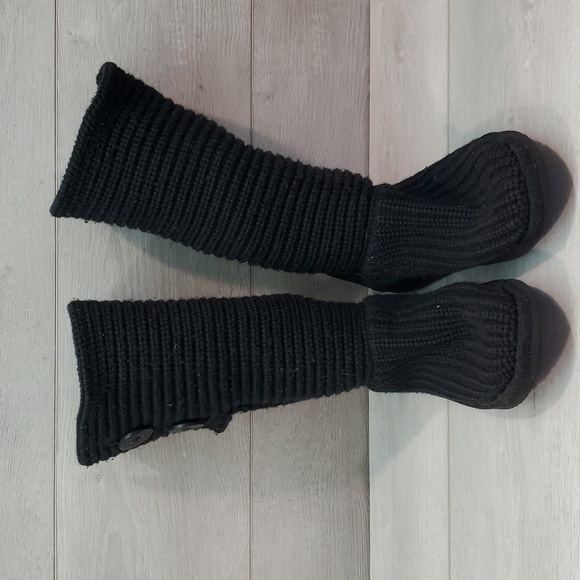 Ugg Australia 5649 Youth Kids Big Girl Sweater Knit Boots shoes sz 4 - Picture 3 of 11